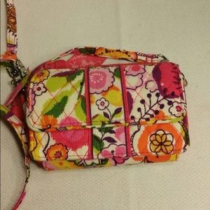 Vibrant Vera Bradley Cross Body Wallet